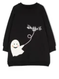 WAUW CAPOW by BANGBANG Happy Ghost cotton jumper dress - Grey