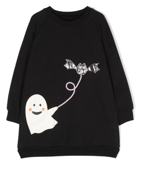WAUW CAPOW by BANGBANG Happy Ghost cotton jumper dress