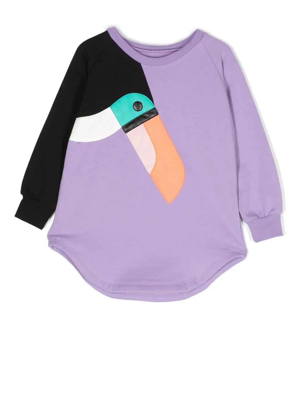 Wauw Capow By Bangbang Love Bird Jumper Dress In Purple