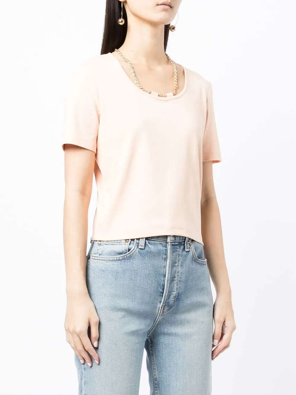 b+ab chaindetail Cotton TShirt Farfetch