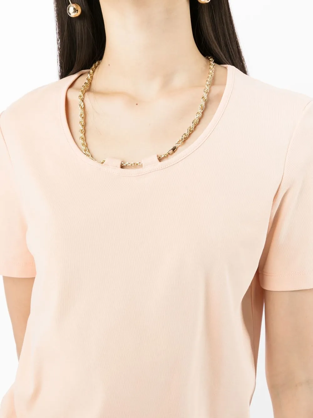 b+ab chaindetail Cotton TShirt Farfetch