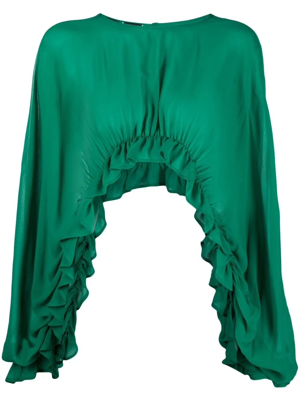 

PINKO blusa corta - Verde