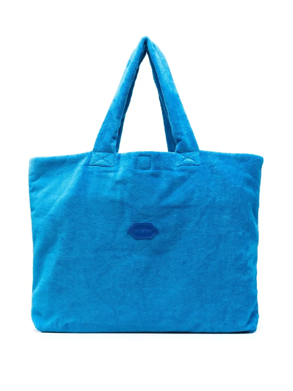 

Off-White Kids stripe-detail beach bag - Blue