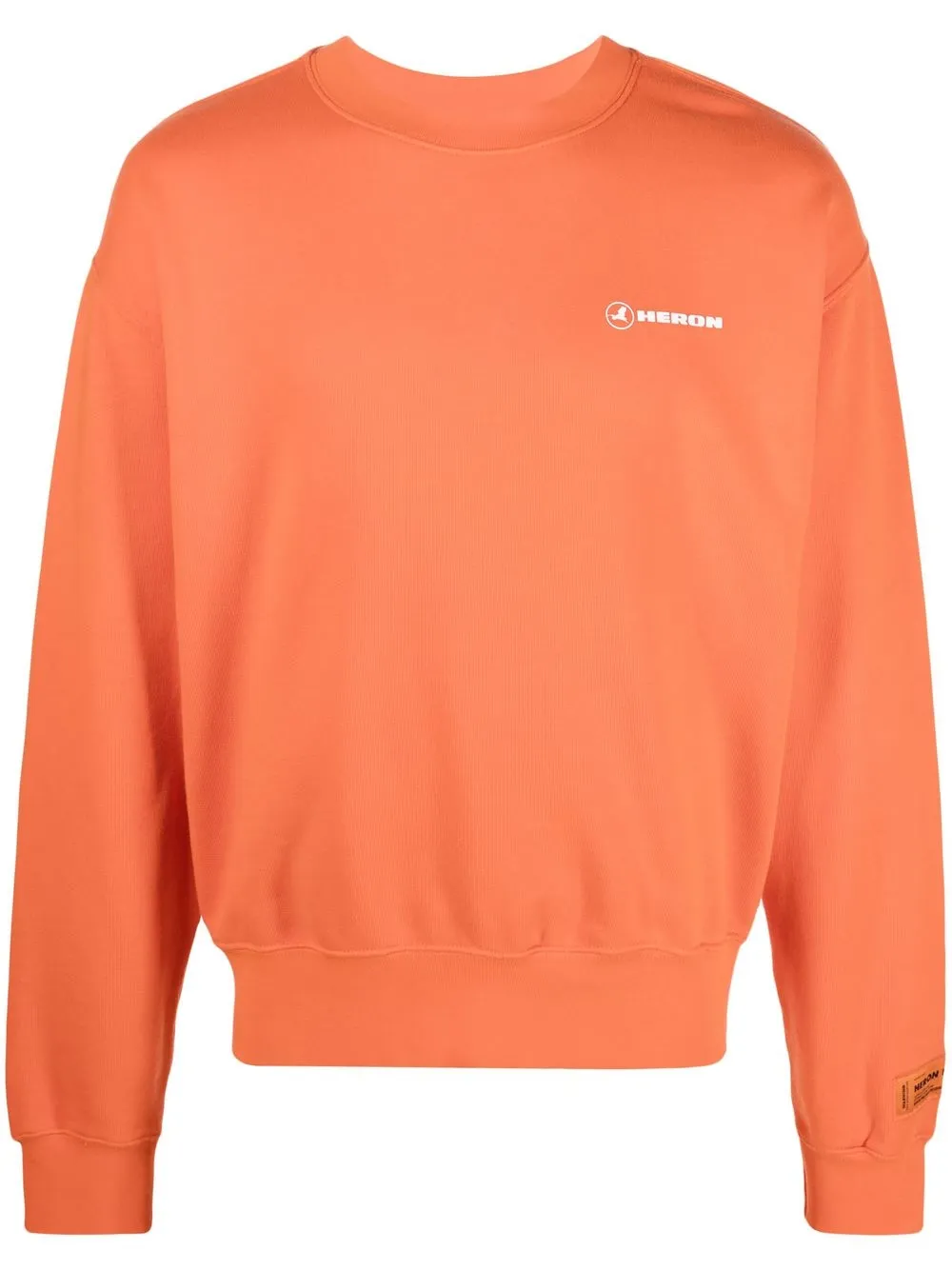 Heron Preston sudadera con logo estampado | naranja | Image 1