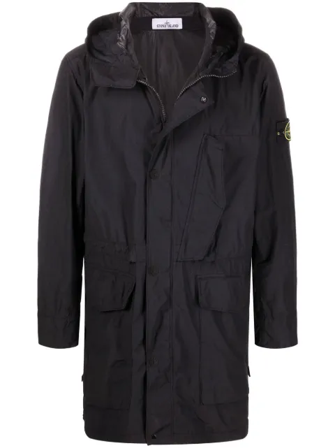 Stone Island جاكيت بهودي وشارة شعار الماركة