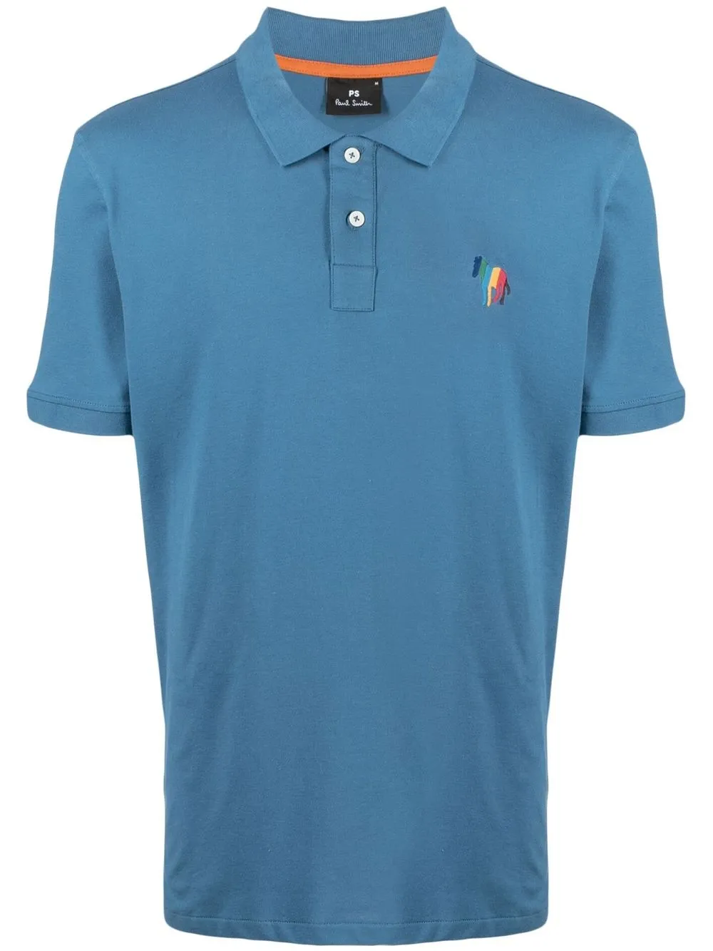 

PS Paul Smith logo-embroidered polo shirt - Blue