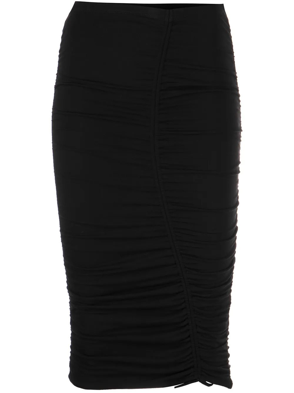 

Jonathan Simkhai Standard falda fruncida - Negro