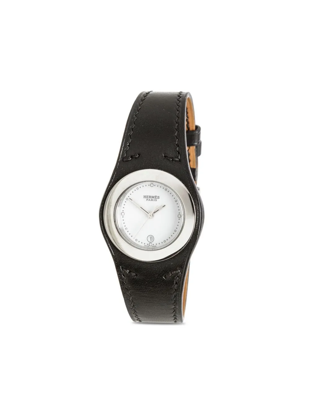 

Hermès reloj Harnais de 30mm pre-owned - Blanco