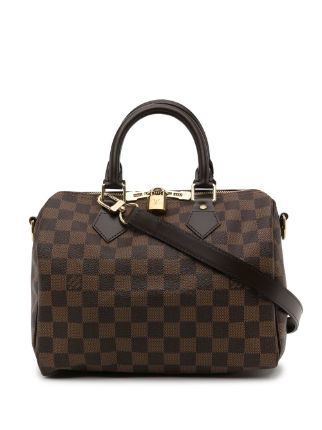 Louis Vuitton 2012 pre-owned Damier Ebene Speedy 35 two-way Bag - Farfetch