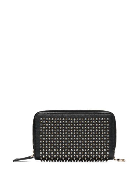 HOT SALE CHANEL 2014-2015 studded zipped wallet Women