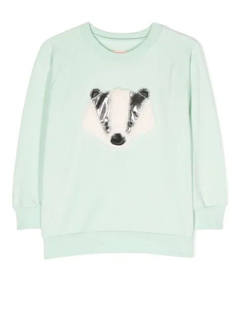 WAUW CAPOW by BANGBANG Badger crew neck sweatshirt