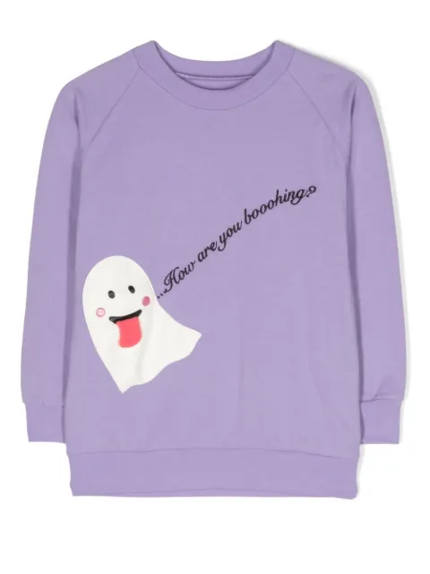 WAUW CAPOW by BANGBANG embroidered graphic-appliqué sweatshirt