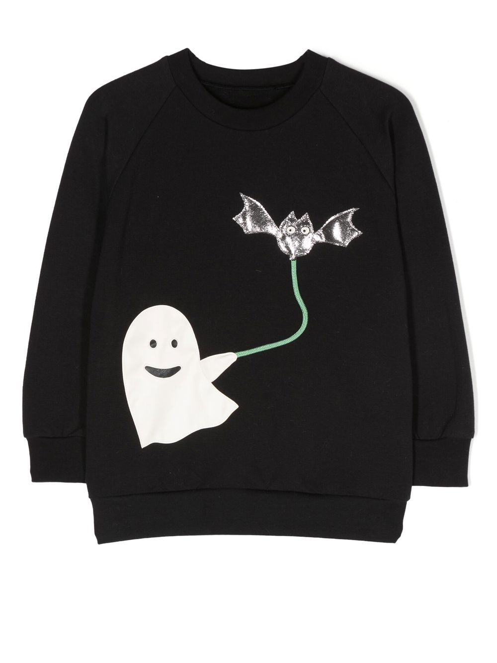 WAUW CAPOW by BANGBANG Happy Booh crew neck sweatshirt - Black