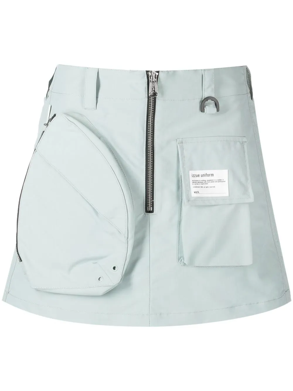 

izzue zipped cargo shorts - Green