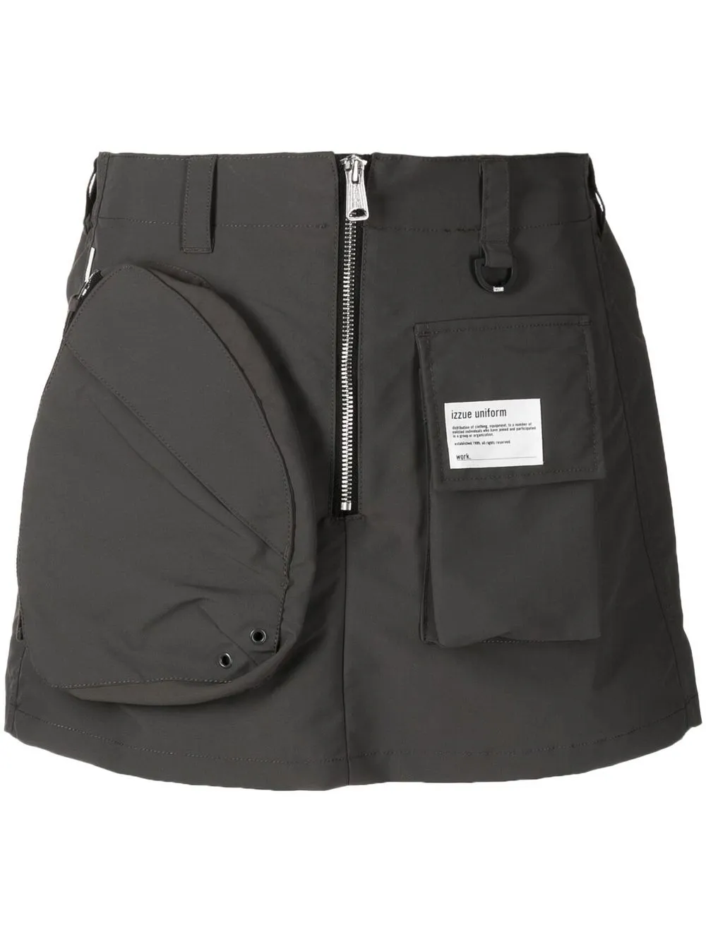 

izzue zipped cargo shorts - Green