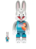 MEDICOM TOY x Space Jam Rabbrick Bugs Bunny BE@RBRICK 100% and 400% figure set - Grey