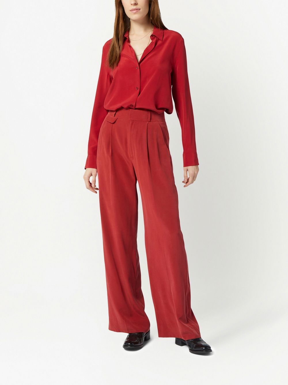 Equipment Zijden blouse - Rood