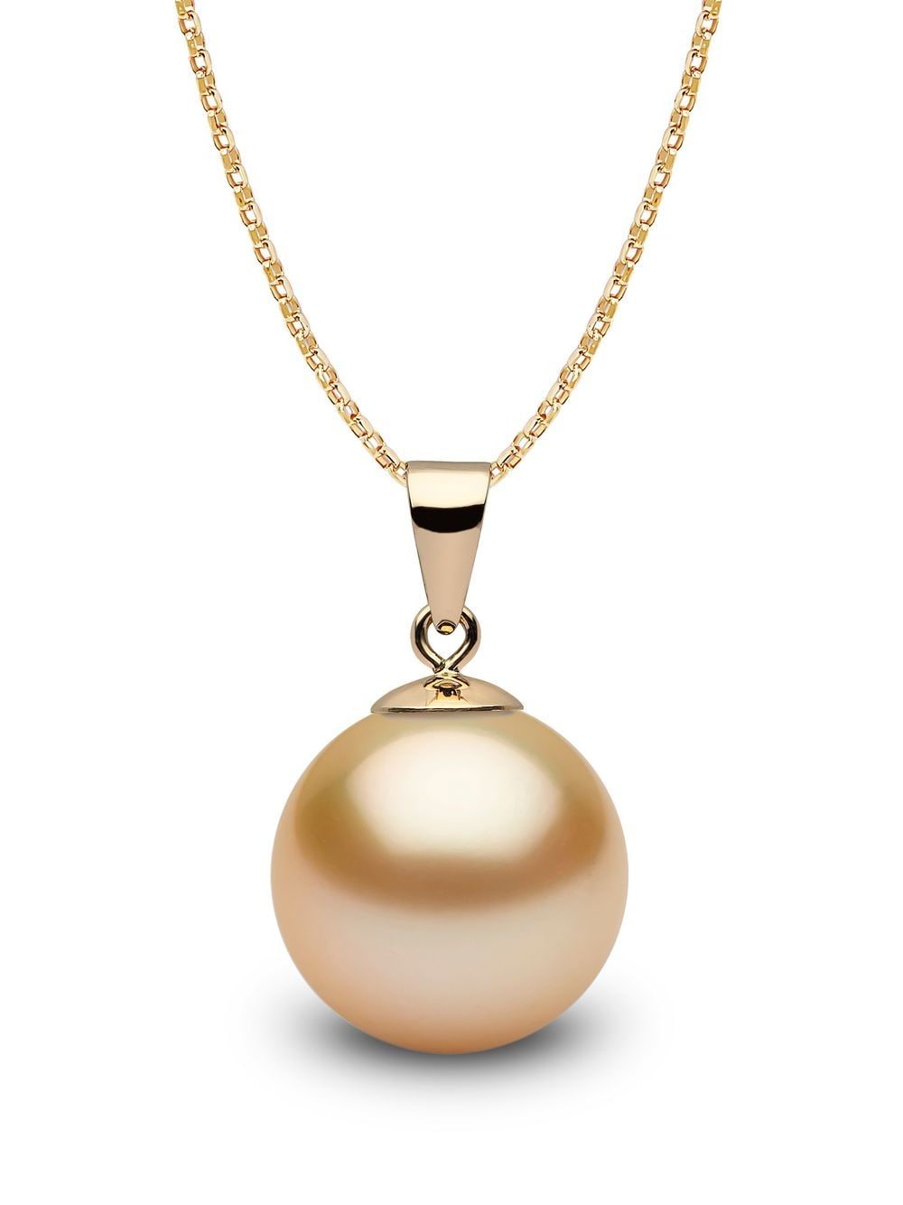18kt yellow gold Classic 11mm South Sea Pearl pendant necklace