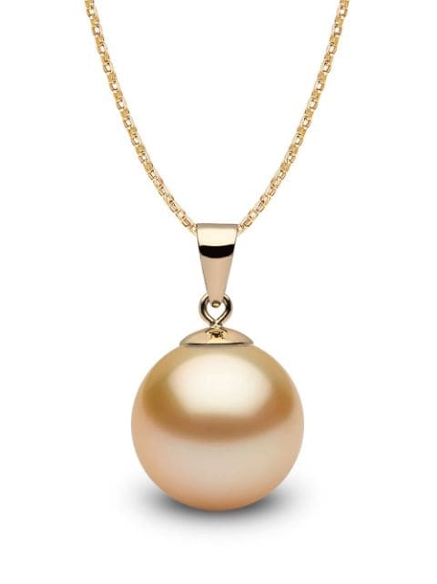 Yoko London 18kt yellow gold Classic 11mm South Sea Pearl pendant necklace