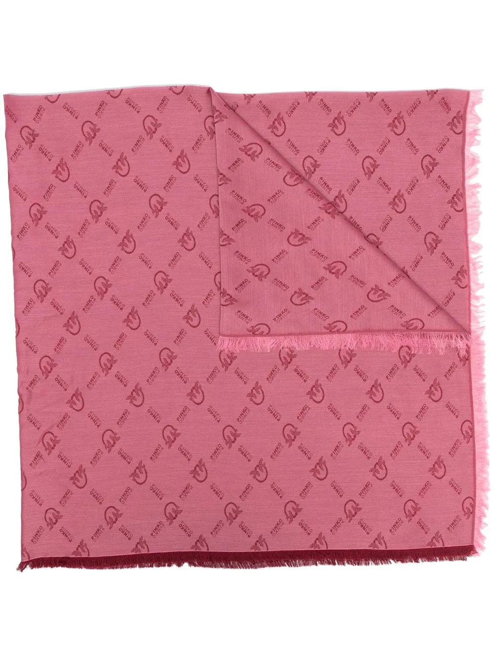 

PINKO monogram-pattern scarf