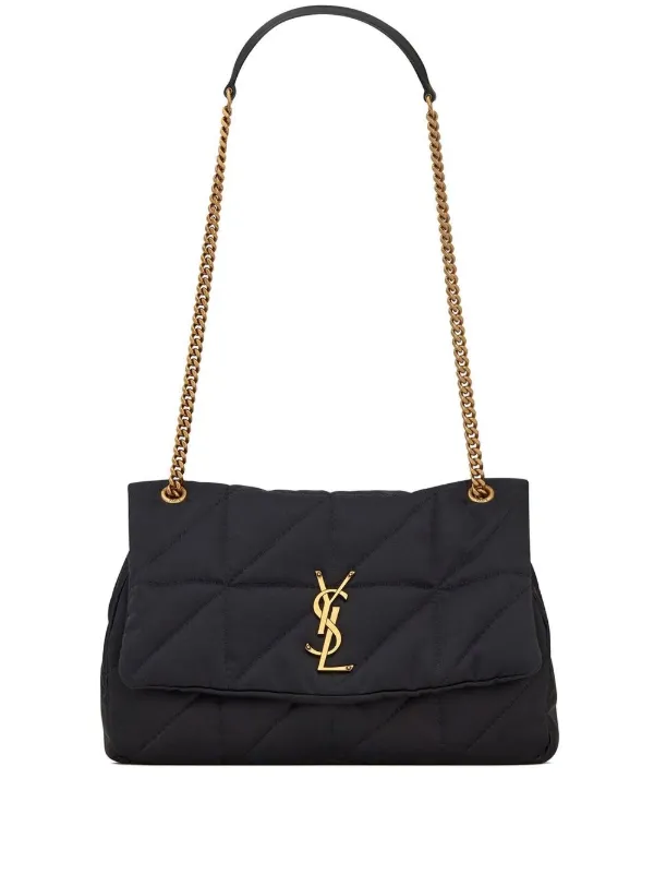 Ysl bolso negro new arrivals acolchado