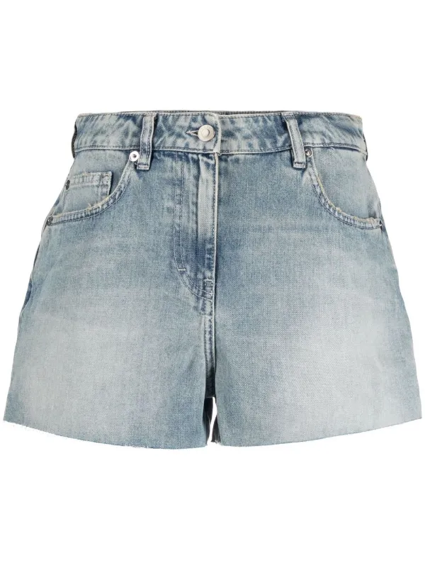 IRO high-rise Denim Shorts - Farfetch