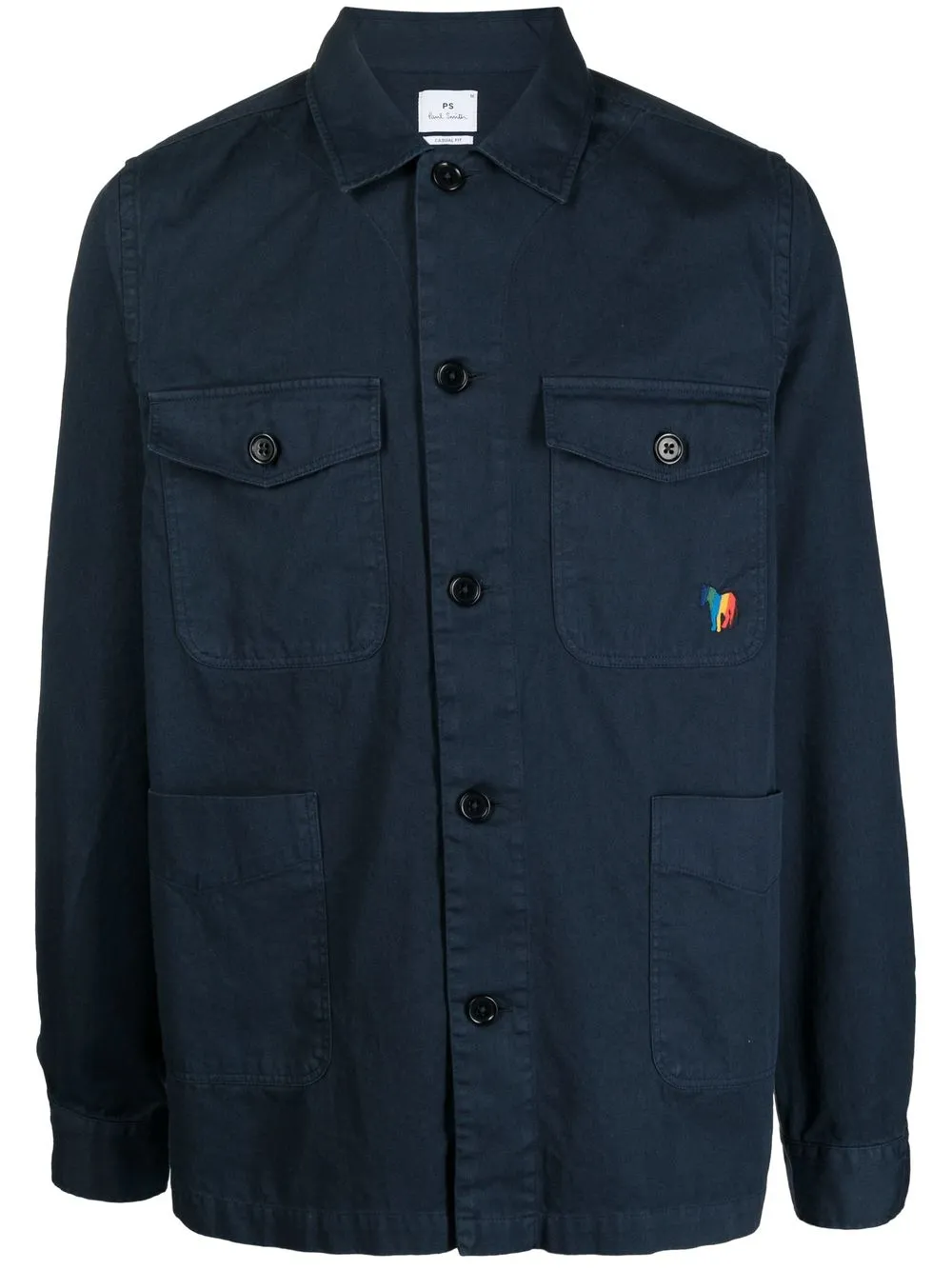 

PS Paul Smith camisa con botones y logo - Azul