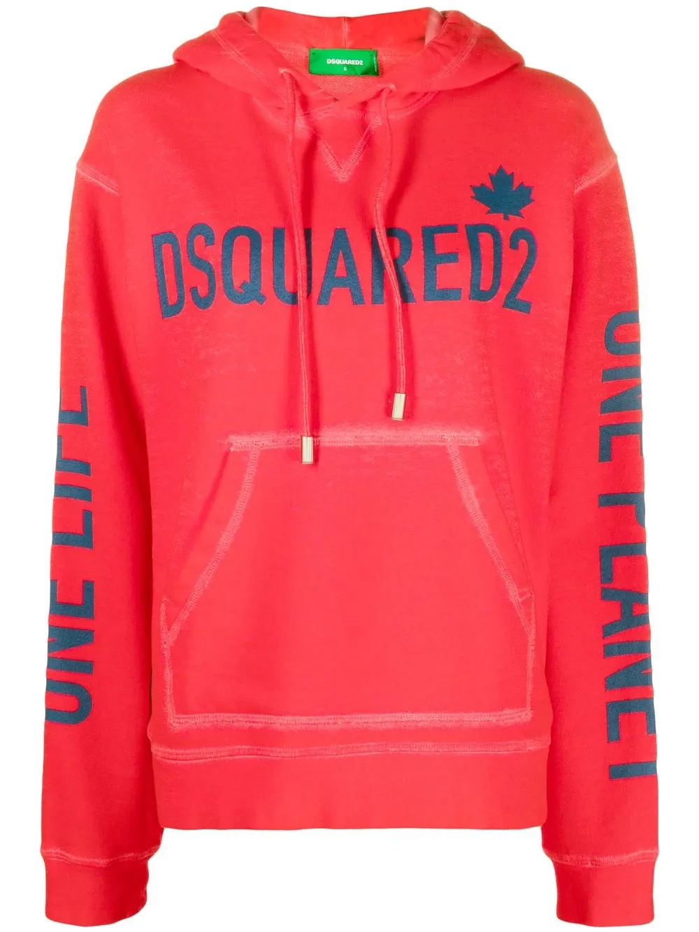 ＜Farfetch＞ Dsquared2 ディースクエアード ロゴ パーカー - レッド