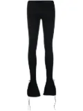 Nensi Dojaka split-hem flared leggings - Black