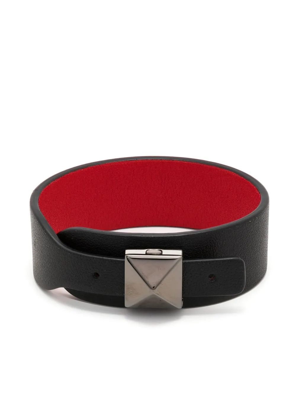 

Valentino Garavani pulsera con aplique Rockstud - Negro