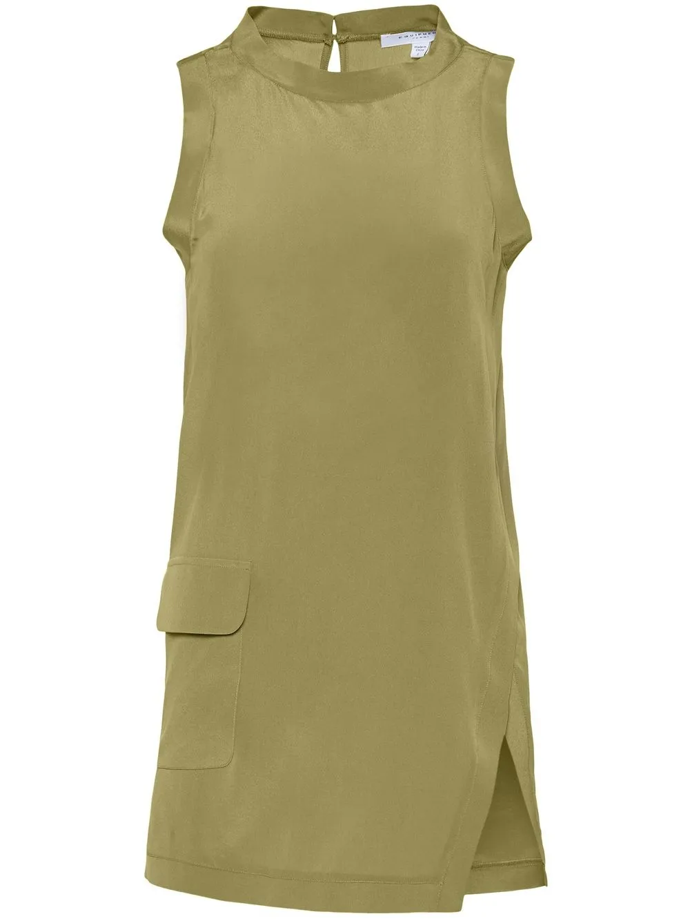 

Equipment blusa con bolsillos con solapa - Verde