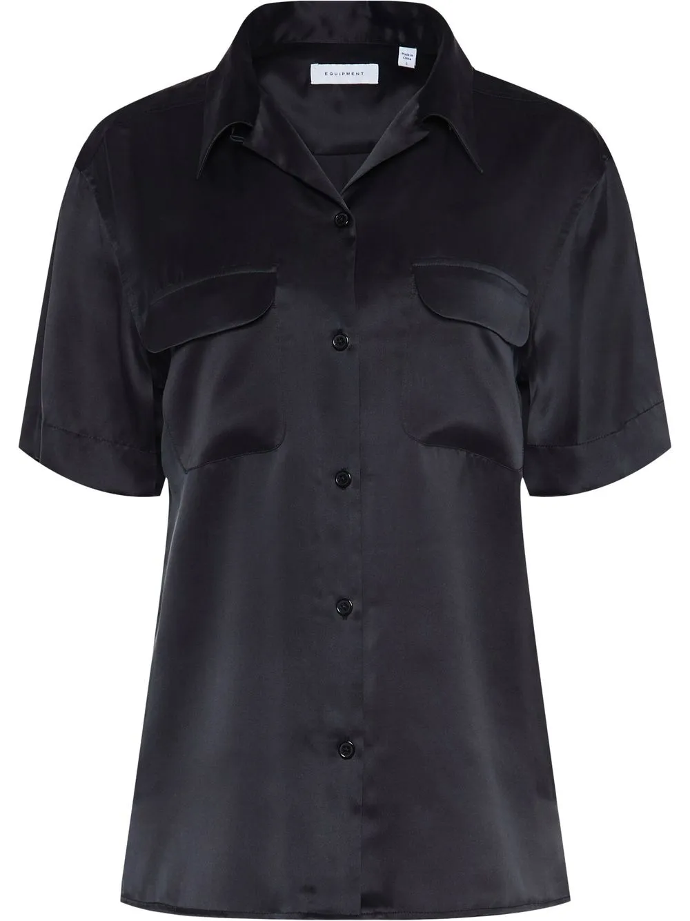 

Equipment Amaia silk satin shirt - Black