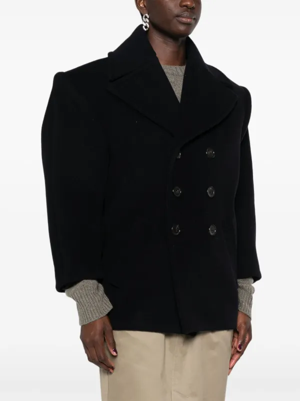 23aw SAINT LAURENT WOOL COAT サイズ50 SAINT LAURENT Double-Breasted Wool Overcoat for Men | MR PORTER