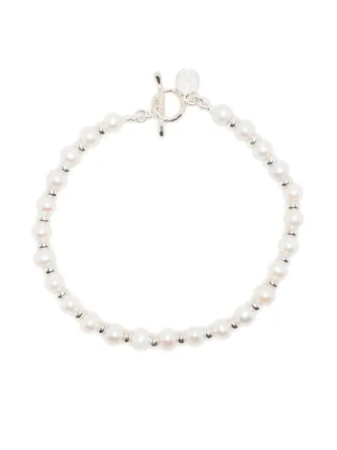 DOWER AND HALL pulsera con perlas 