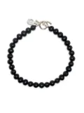 DOWER AND HALL T-bar fastening bracelet - Black