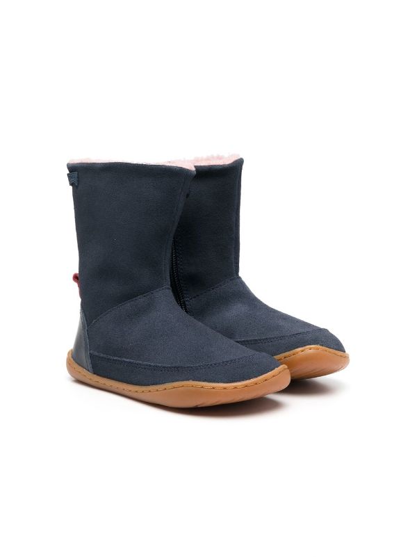 Kids fur 2024 lined boots