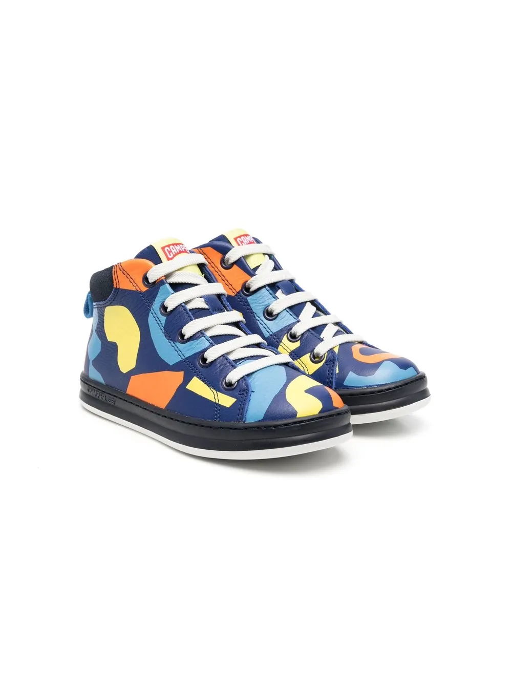 Image 1 of Camper Kids all-over graphic-print sneakers