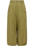 Equipment cropped darted trousers - Green