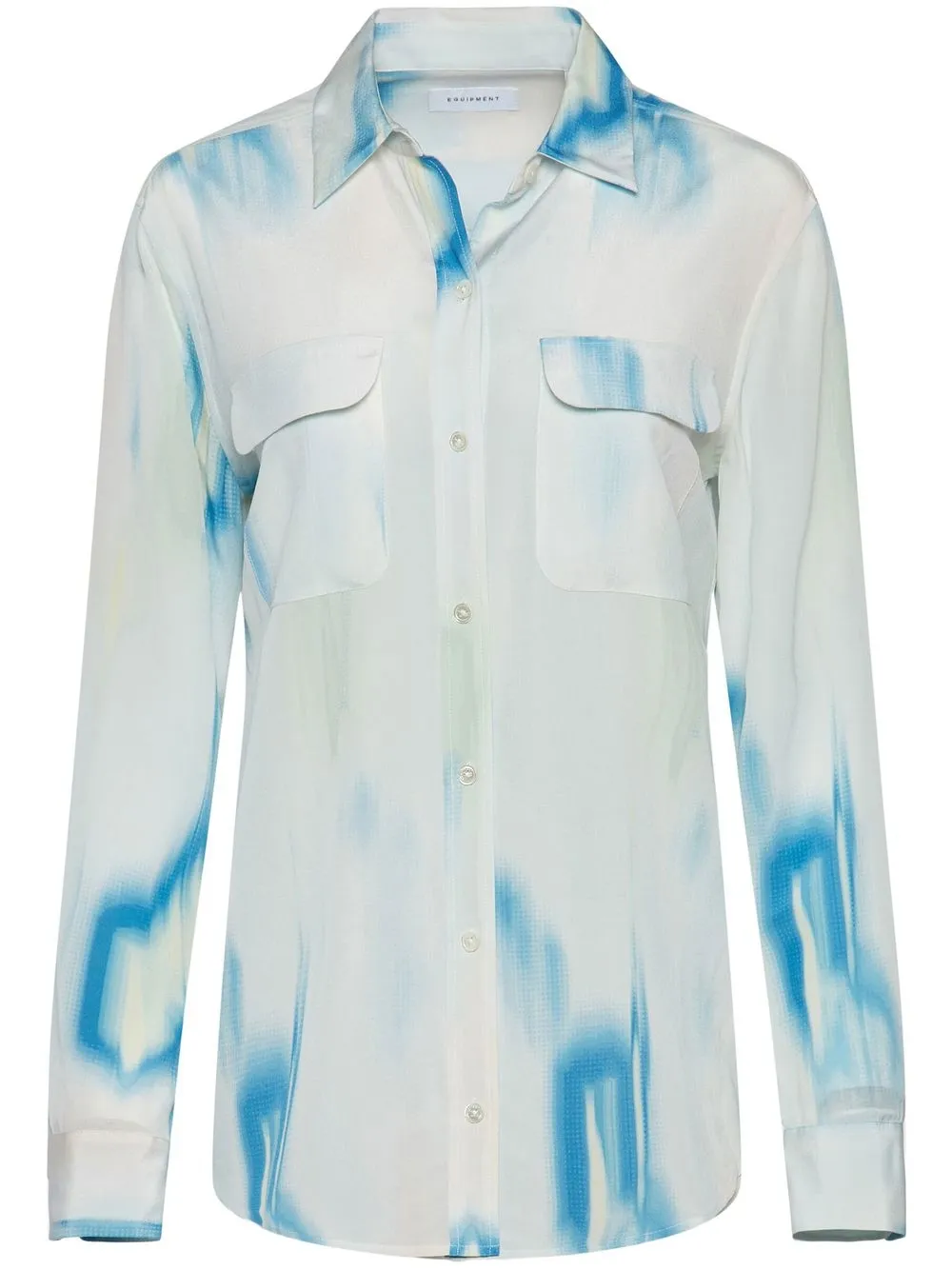 

Equipment tie-dye print button-down shirt - Blue