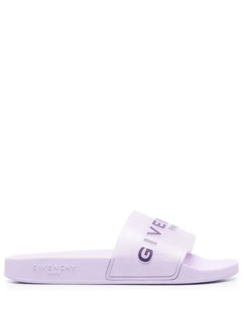 Givenchy logo-print pool sliders