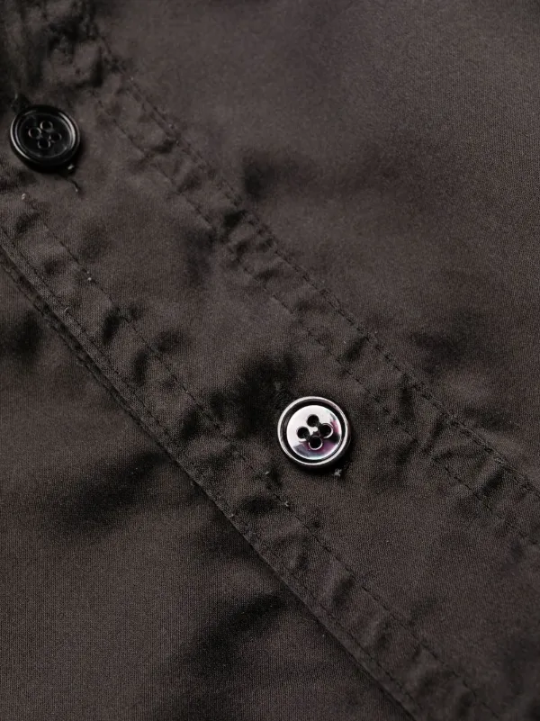 TOM FORD トム・フォード シルクシャツ | ブラック | FARFETCH JP