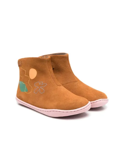 Camper Kids bottines à détail brodé latéral