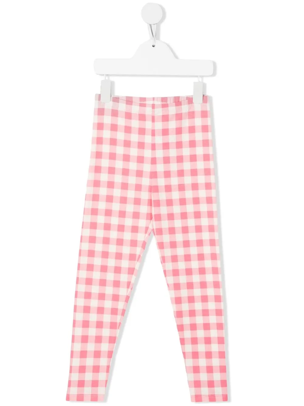 

Mini Rodini leggins con motivo de cuadros gingham - Rosado