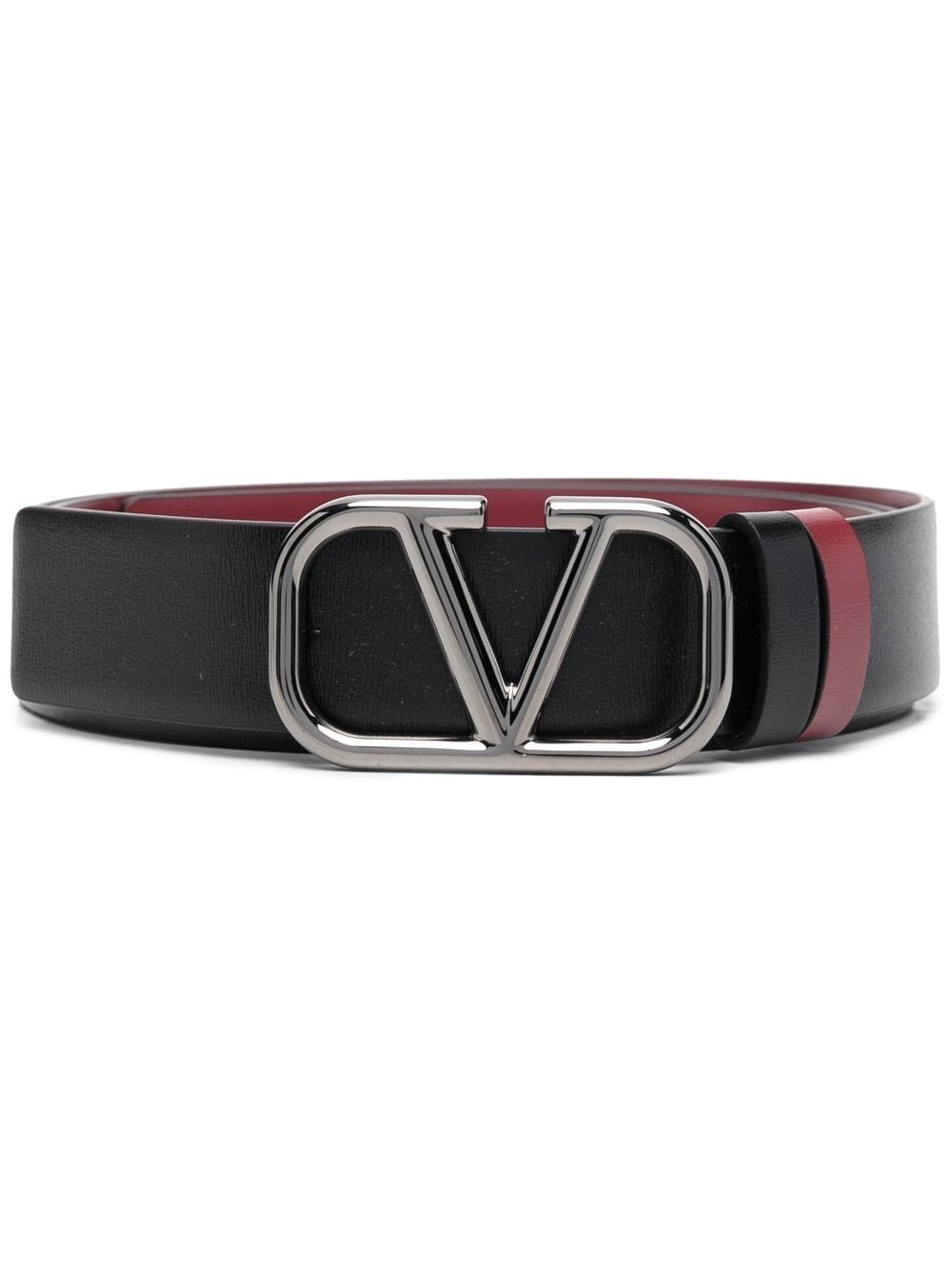 7cm reversible v logo leather belt - Valentino Garavani - Women