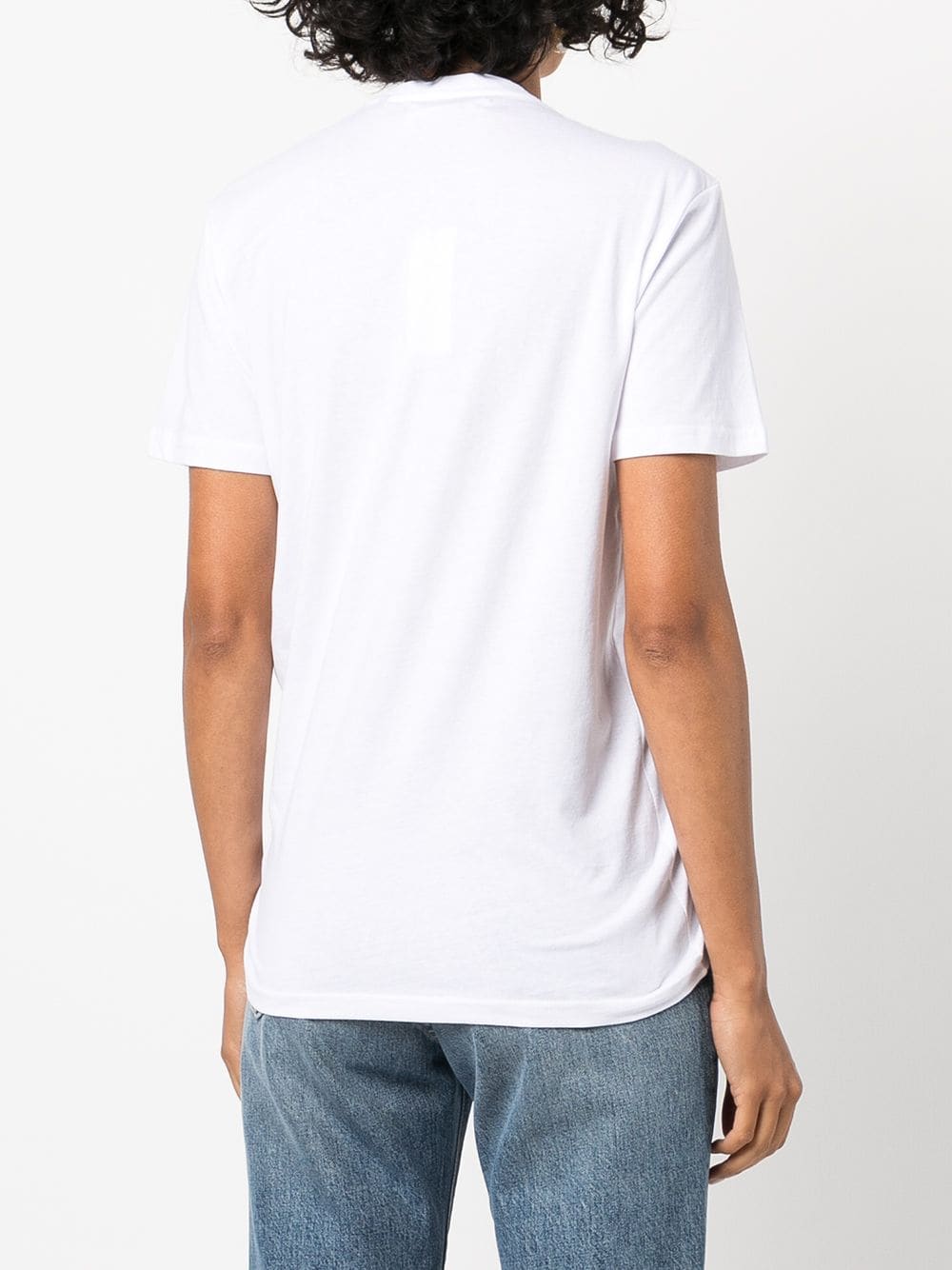 Shop Madison.maison Drawstring Cotton T-shirt In White