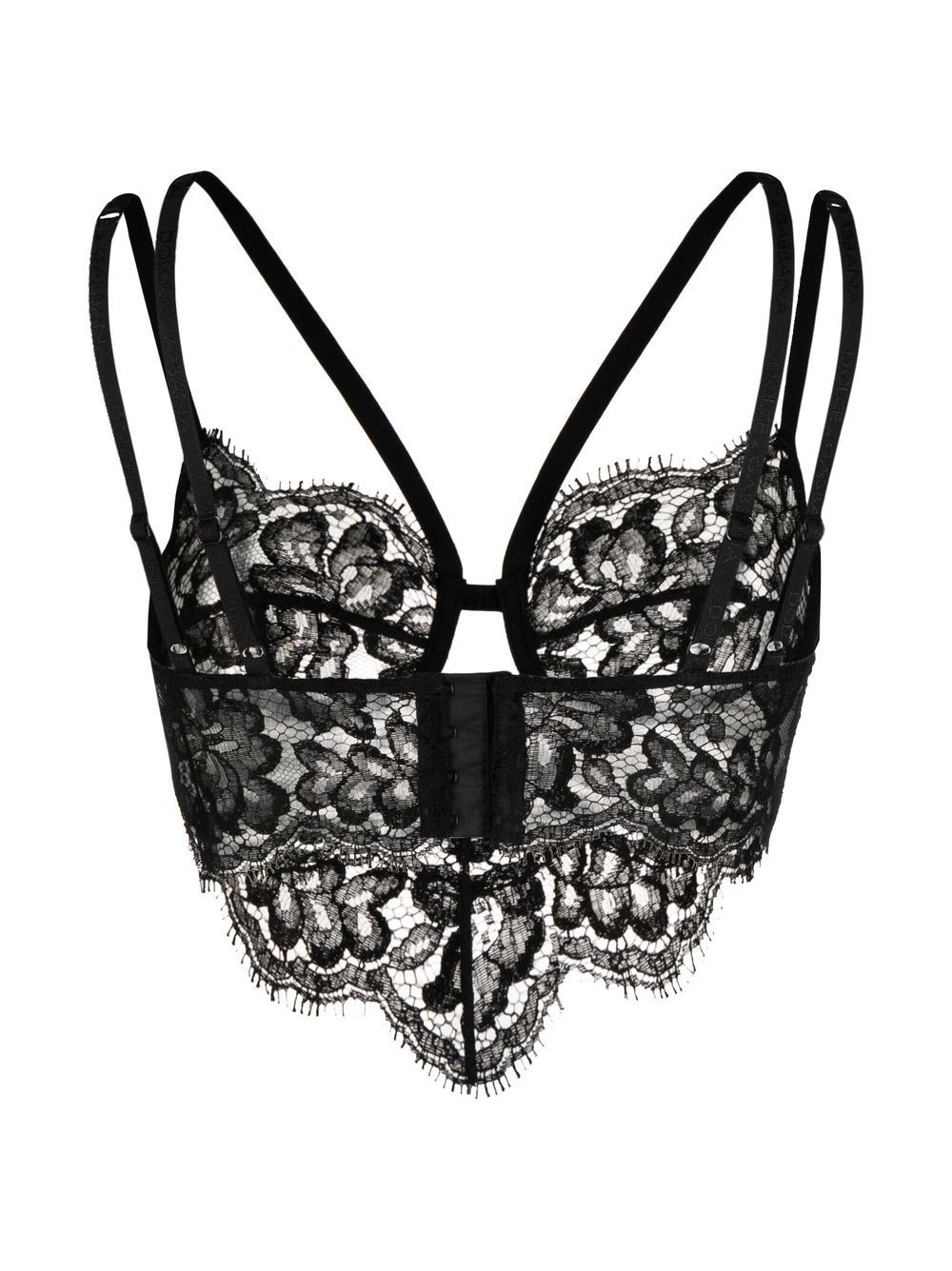 Dolce & Gabbana lace-panel Balconette Bra - Farfetch