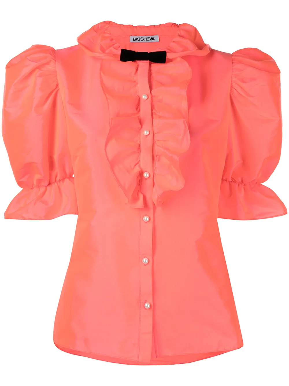 

Batsheva ruffle-trim detail blouse - Pink