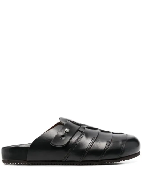 Buttero Sandalen mit gewebten Einsätzen