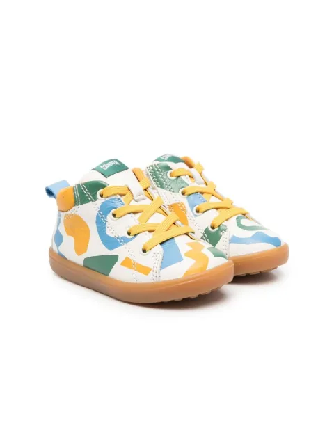 Camper Kids all-over graphic-print sneakers