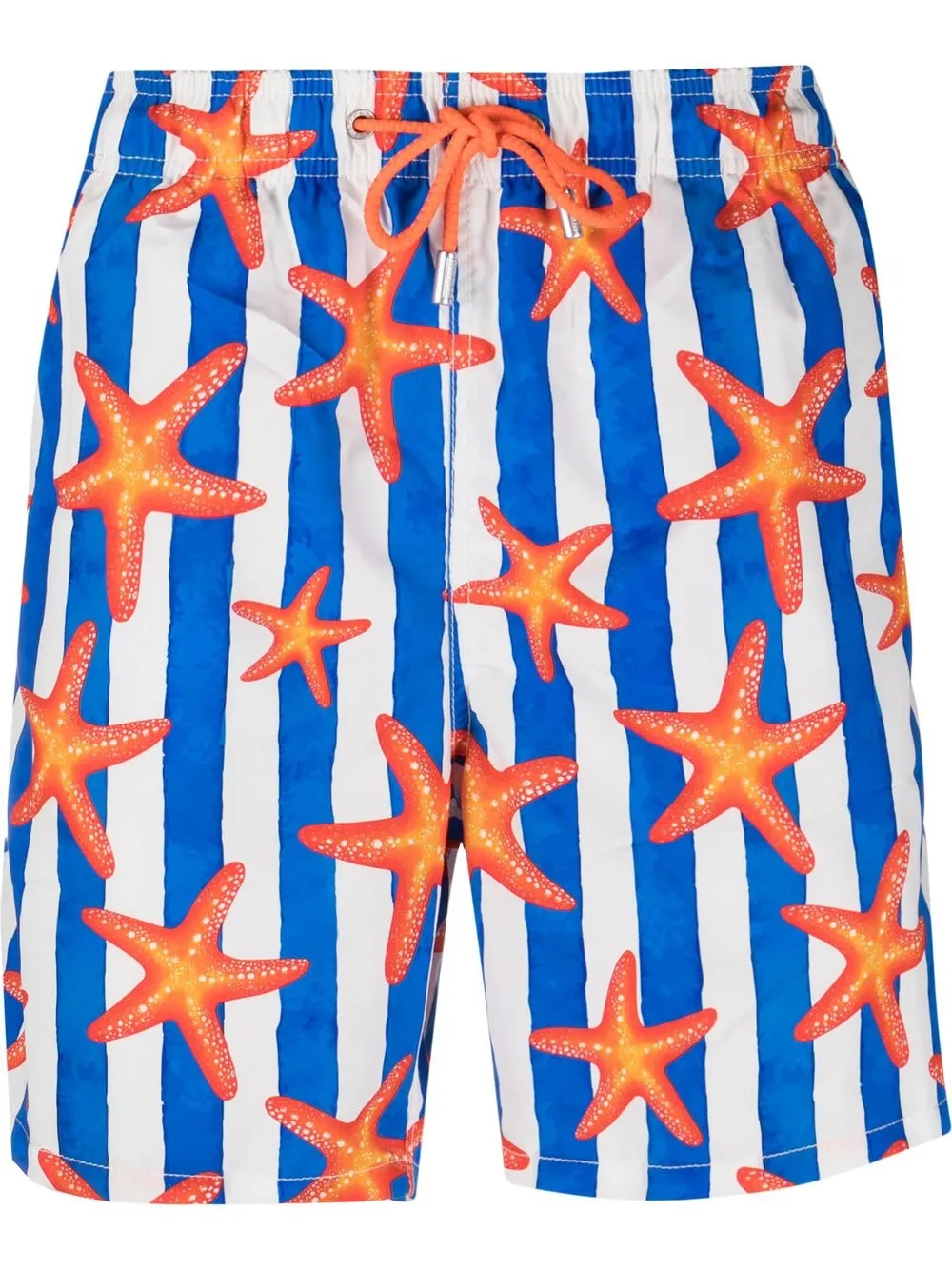 

MC2 Saint Barth shorts de playa con estampado de estrellas de mar - Azul